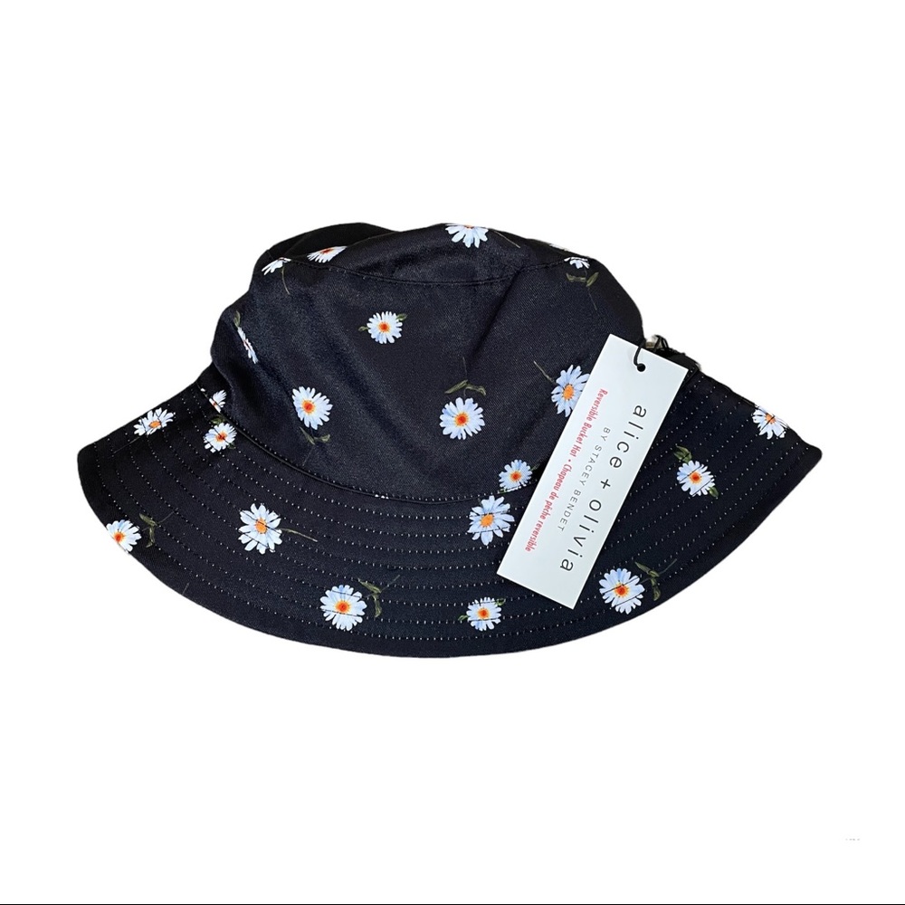 NWT Alice + Olivia by Stacey Bendet Reversible Bucket Hat - Picture 3 of 6